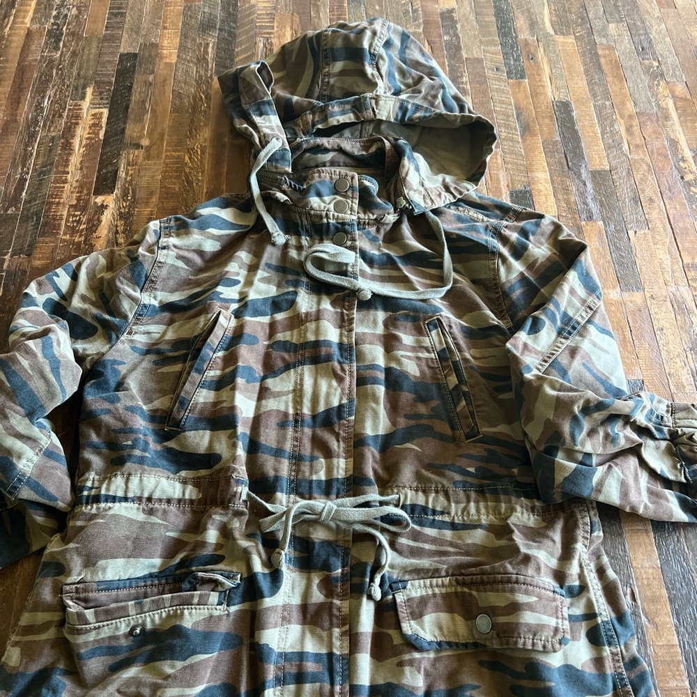 Lucky Brand Multicolor Camouflage Jacket